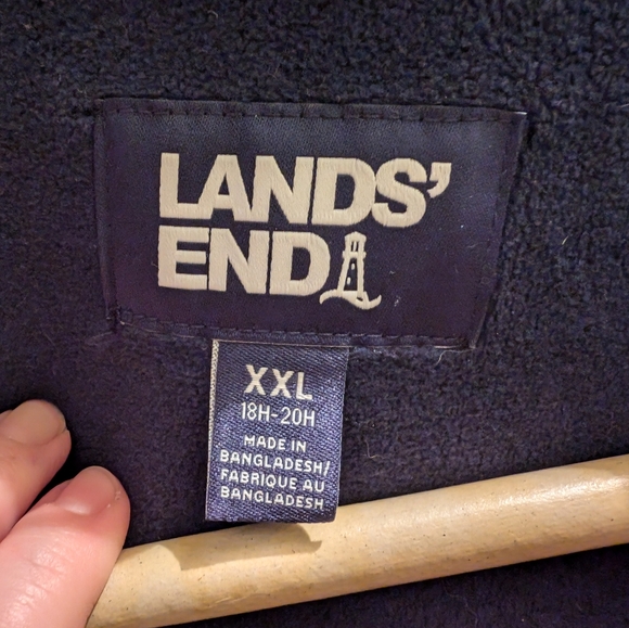 Lands End Husky Boys Squall Parka Coat XXL (18-20) - Picture 3 of 3